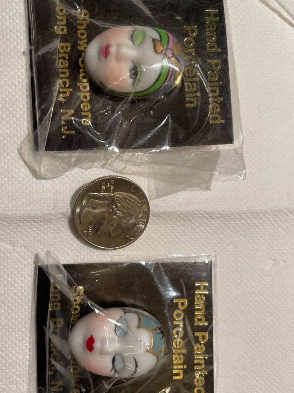 hand painted face pins